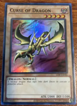 2020 Yu Gi Oh Legend of Blue Eyes #LOB-EN-066 Curse of Dragon Foil - Image 1