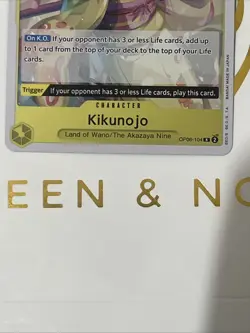 One Piece TCG Kikunojo OP06-104 - Wings of the Captain - Image 2