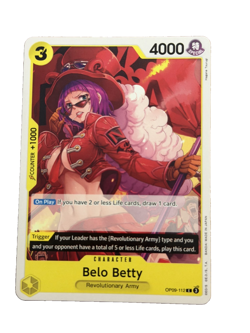 New: One Piece CCG Belo Betty OP09-112 Emperors in the New World Common - Image 1