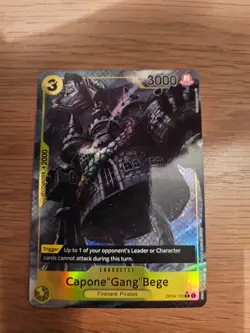 Capone Gang Bege Alt Art OP04-100 English One Piece TCG Kingdoms of Intrigue - Image 1