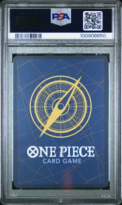 2022 Monkey D. Luffy Holo SR Romance Dawn One Piece OP01-024 Japanese PSA 10 GEM - Image 2