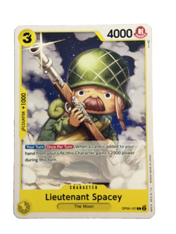 New: One Piece CCG Lieutenant Spacey OP05-107 Awakening of the New Era Common - Image 1