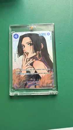 One Piece TCG Card Game Chinese Boa Hancock OP01-078 SP Kingdoms of Intrigue NM - Image 1