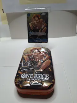 Portgas.D.Ace (Tin Pack Set Vol. 2) P-074 One Piece Promotion Card Sealed! - Image 1