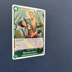 One Piece CCG Roronoa Zoro PRB02-006 Holofoil Rare NM - Image 3