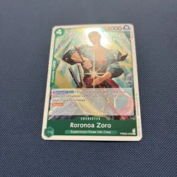 One Piece CCG Roronoa Zoro PRB02-006 Holofoil Rare NM - Image 4