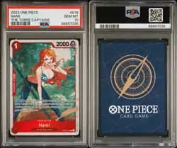 2023 ONE PIECE ULTRA DECK ST10-THE THREE CAPTAINS #016 NAMI PSA 10 - Image 3