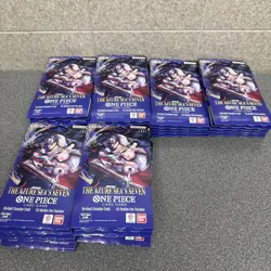 One Piece TCG The Azure Sea’s Seven OP-14 Sleeved Booster Pack Lot Of 40 Sealed - Image 2