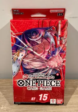 One Piece Edward Newgate Red Starter Deck ST-15 New Sealed English - Image 1