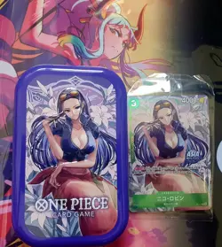 🔥 Nico Robin P-111 V2 ONE PIECE CARD GAME Tin Set Vol.2 - Exclusive Promo +Tin - Image 1