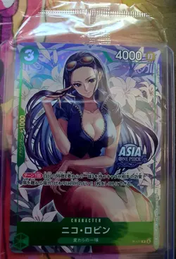 🔥 Nico Robin P-111 V2 ONE PIECE CARD GAME Tin Set Vol.2 - Exclusive Promo +Tin - Image 2