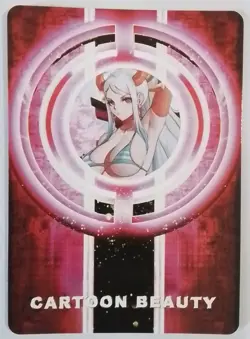 Cartoon Beauty Yamato One Piece Engraved ACG Waifu Holo Anime Card - Image 2