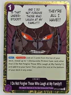 One Piece - OP10-078 I Do Not Forgive Those Who Laugh At My Family Royal Blood - Image 1