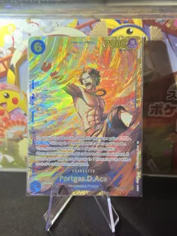 One Piece OP13-119 Portgas.D.Ace SEC OP13 Carrying on His Will English Near Mint - Image 1