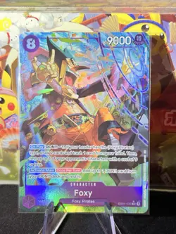One Piece EB04-036 Foxy SR Parallel Alternate Art OP14 Azure Sea's Seven ENG NM - Image 1