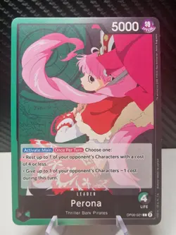 One Piece English Common Leader OP06-021 Perona NM - Image 1