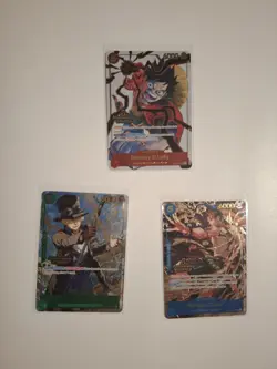 3rd Anniversary Pre Release Winner Cards Luffy, Sabo, & Ace | One Piece TCG - Image 1