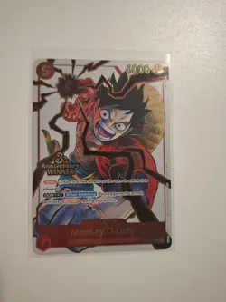3rd Anniversary Pre Release Winner Cards Luffy, Sabo, & Ace | One Piece TCG - Image 3