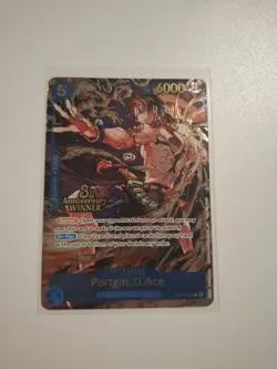 3rd Anniversary Pre Release Winner Cards Luffy, Sabo, & Ace | One Piece TCG - Image 5