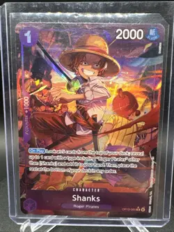 One Piece Shanks (Alt Art) OP13-065 R Carrying on His Will English - Image 1