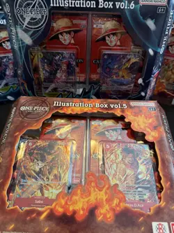 One Piece Illustration Box Vol 5 and Vol 6 Lot Brand New Sealed - Image 2