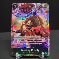 Monkey.D.Luffy Alternate Art OP04-090 Kingdoms Of Intrigue SR One Piece NM TCG - Image 1