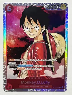 One Piece Monkey D Luffy #ST01-012 Super Rare Starter Deck 1: Straw Hat Crew - Image 1