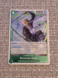 Roronoa Zoro - OP13-037 - Foil - One Piece Carrying On His Will - Image 1