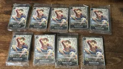 One Piece TCG P-075 Luffy Promo Card x 9 - TS-02 Tin Set 02 ENGLISH SEALED - Image 1