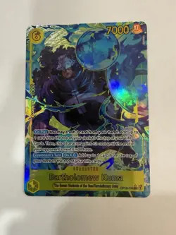Bandai Bartholomew Kuma Alternate Art Foil Secret Rare OP12-119 One Piece - Image 1