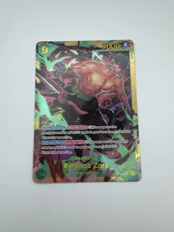 Roronoa Zoro OP06-118 SEC - One Piece TCG - English Card Near-Mint Secret Rare - Image 1