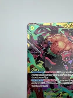 Roronoa Zoro OP06-118 SEC - One Piece TCG - English Card Near-Mint Secret Rare - Image 2