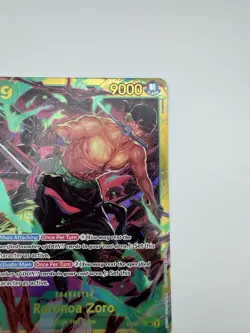 Roronoa Zoro OP06-118 SEC - One Piece TCG - English Card Near-Mint Secret Rare - Image 3