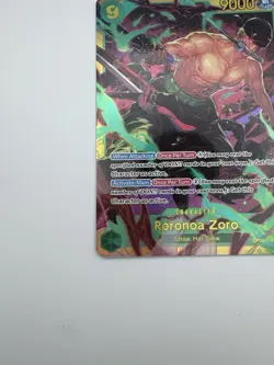 Roronoa Zoro OP06-118 SEC - One Piece TCG - English Card Near-Mint Secret Rare - Image 4