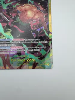 Roronoa Zoro OP06-118 SEC - One Piece TCG - English Card Near-Mint Secret Rare - Image 5