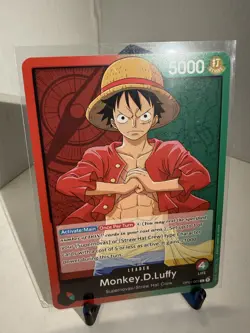 One Piece Trading Cards Monkey.D.Luffy Romance Dawn OP01 - OP01-003L Near Mint - Image 1