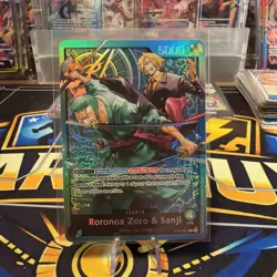 One Piece TCG ST12-001 Roronoa Zoro & Sanji: Leader English Card Mint/NM - Image 1