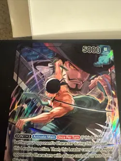 Roronoa Zoro (020) (Alternate Art) OP12-020 Legacy of the Master Foil - Image 4