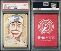 PSA 10 2023 One Piece Japanese Enel Alternate Art OP05 - 098 Leader - Image 3