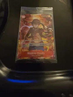 SEALED Promo One Piece CARD Treasure Booster Monkey.D.Luffy ST10-006 - Image 1