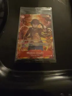 SEALED Promo One Piece CARD Treasure Booster Monkey.D.Luffy ST10-006 - Image 2