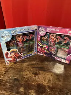 One Piece TCG Illustration Box Vol 3 & 4 Factory Sealed New SHIPS FREE! - Image 1