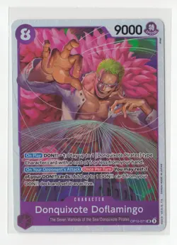 One Piece TCG Donquixote Doflamingo OP10-071 SR Royal Blood Nm - Image 1
