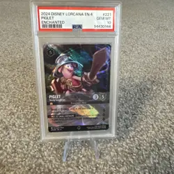 Piglet Sturdy Swordsman Enchanted PSA 10 Disney Lorcana - Image 2