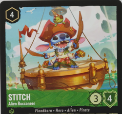 Stitch - Alien Buccaneer - Azurite Sea - 72/204 - singles - Lorcana TCG - Image 1
