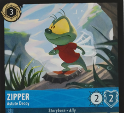 Zipper - Astute Decoy - Azurite Sea - 141/204 - singles - Lorcana TCG - Rare - Image 1
