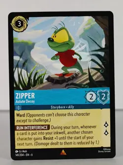 Zipper - Astute Decoy - Azurite Sea - 141/204 - singles - Lorcana TCG - Rare - Image 2