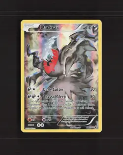 Darkrai XY114 XY Full Art Black Star Promo Holo Pokemon Card DMG - Image 1