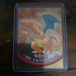 Topps Pokemon TV Animation Series 1 Holo Foil #06 Charizard LP+ - Image 1