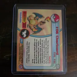 Topps Pokemon TV Animation Series 1 Holo Foil #06 Charizard LP+ - Image 2